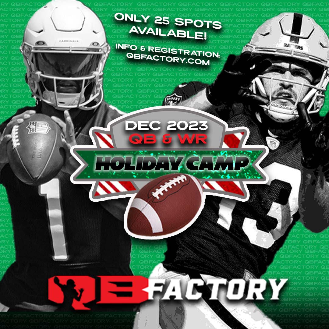 QB/WR 3-Day Holiday Camp Dec 2023 - QB Factory